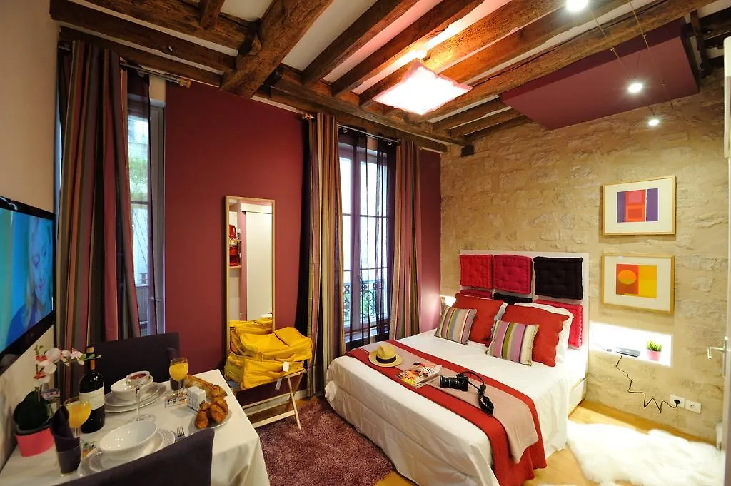 Apartmán Les Patios Du Marais 1 Paříž Francie